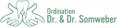 Logo mit Schriftzug der Zahnarztpraxis Dr. Andrea und Dr. Anna Somweber.